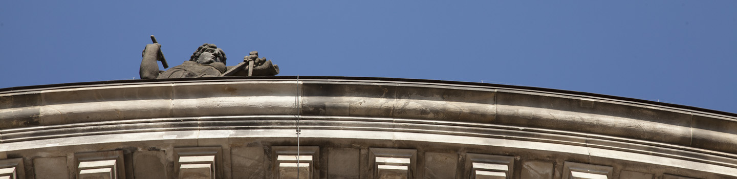 legal pages image, roof of the Bode Museum